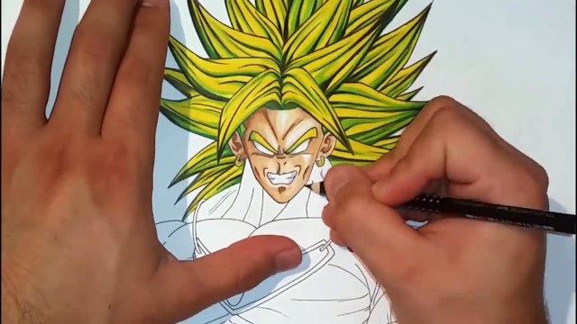 Drawing Broly ► The Legendary Super Saiyan [Dragon Ball Z]