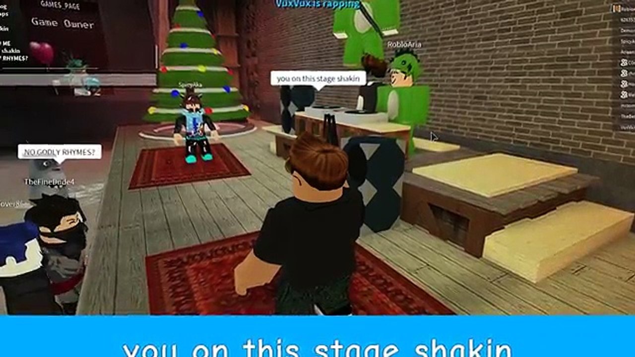 WACKEST RAPPERS in ROBLOX RAP FREESTYLE