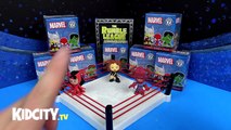 MARVEL Superheroes Shake Rumble with Deadpool, Thor, Spiderman Toys MARVEL Mystery Minis by KidCity