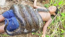 Terrifying!! Brave Sister And Brother Catch Extremely Big Snake While Fishing ( Part 3)