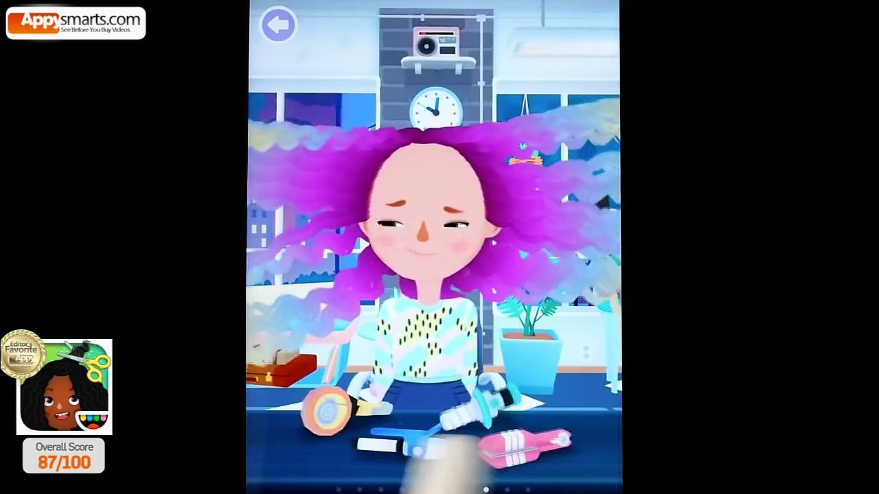 Toca Hair Salon 3 - iPad app demo/gameplay