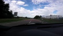 What a car driver sees when he crash at 200 Km/h