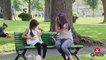 Trudnu djevojčicu je zapazila na klupi u parku. Kada je došao otac djeteta, uslijedio je šok!
