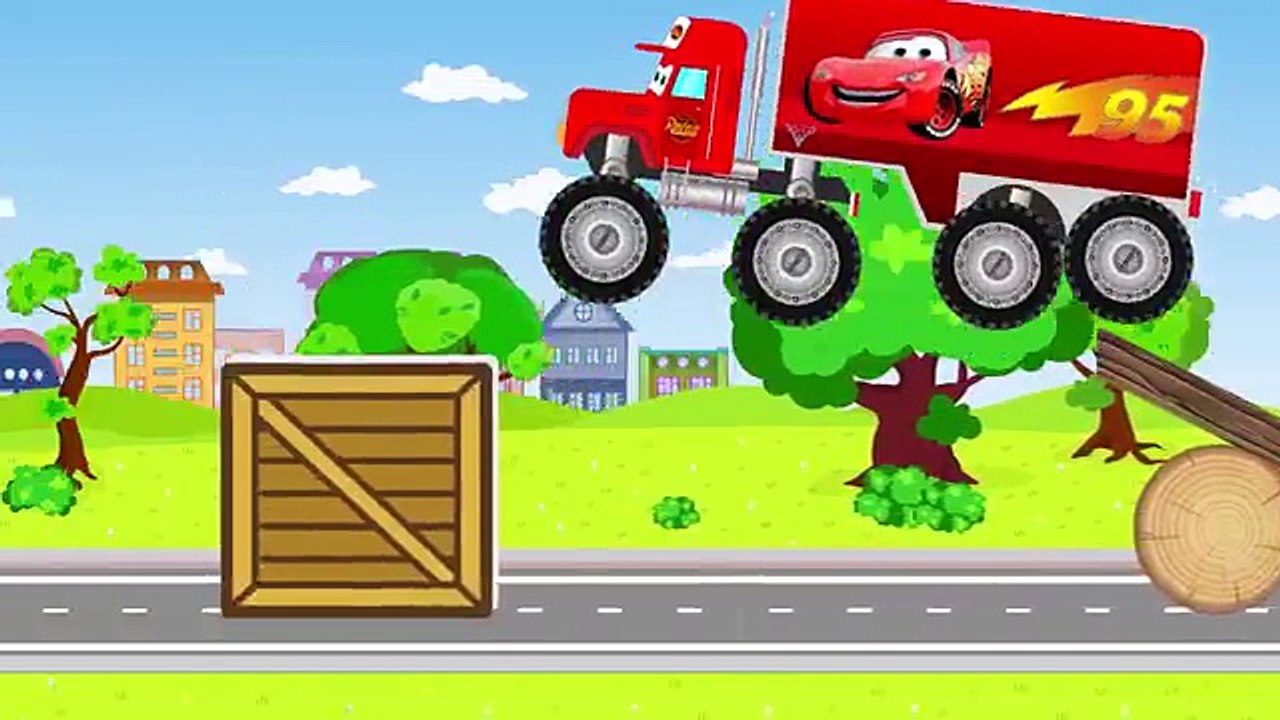 Super MONSTER MACK TRUCK - assembly and cool racing - Fun learning Video for Toddlers and Kids