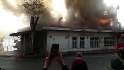 Rumeli Hisarı'nda Restoranda Yangın