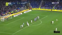 La joie d'un supporter lyonnais après le but sur coup-franc de Nabil Fekir - Lyon VS Monaco 3-2 (13-10-2017)