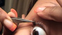 How to apply individual lashes