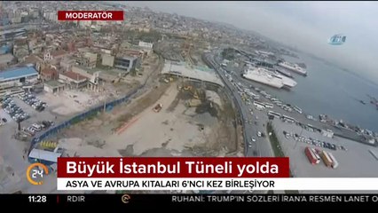 Büyük İstanbul Tüneli yolda