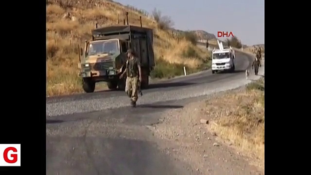 Siirt'te askerleri taşıyan araca bombalı tuzak: 4 askerimiz yaralı