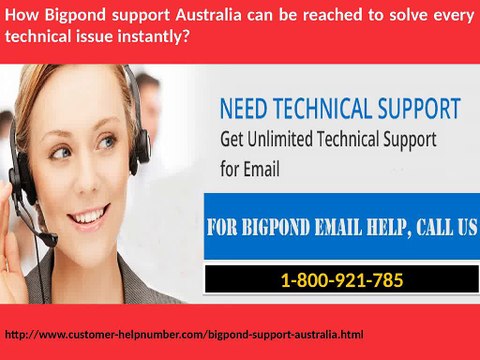 Bigpond Support Number Australia 1-800-921-785