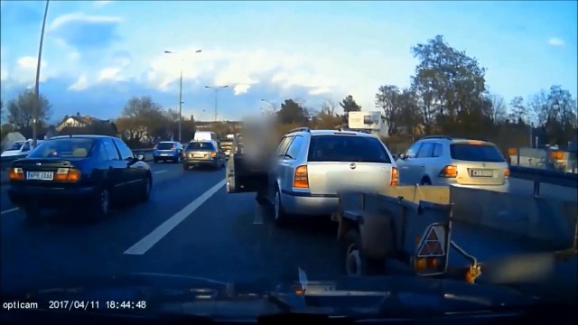 Road rage entre deux Polonais