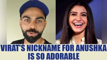 Virat Kohli gives adorable nickname to Anushka Sharma | Oneindia News