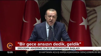 "Bir gece ansızın dedik, geldik"