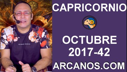 CAPRICORNIO OCTUBRE 2017-15 al 21 de Oct 2017-Amor Solteros Parejas Dinero Trabajo-ARCANOS.COM