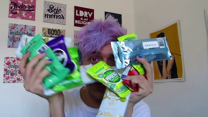 EXPERIMENTANDO CAMISINHAS COM SABOR!!