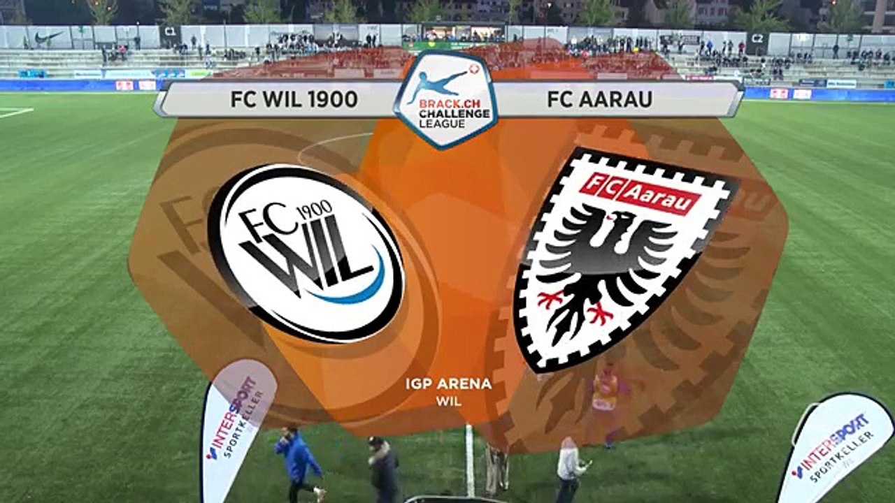 Wil 1:3 Aarau (Swiss Challenge League. 14 October 2017)