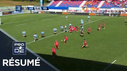 PRO D2 - Résumé Aurillac-Perpignan: 38-18 - J8 - Saison 2017/2018