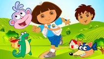 Wrong Head Dora The Explorer Kids Dora Diego Boots Swiper Finger Family Nursery Rhymes