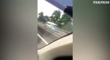 Car Driving The WRONG WAY On Motorway In Malaysia