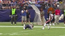 Bryce Callahan makes HUGE 52-yard return after diving INT