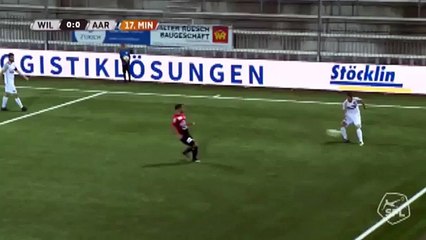 Wil 0:1 Aarau (Swiss Challenge League. 14 October 2017)