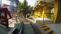 Montaña Rusa Wooden Roller Coaster POV Both Sides La Feria Mexico City