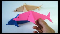 How To Make An Easy Origami Dolphin Step By Step видео