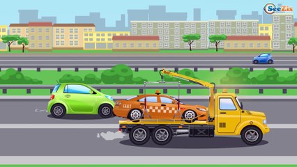 Кран и Грузовик Мультики про МАШИНКИ Развивающие мультфильмы для детей