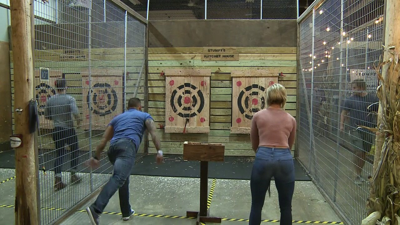 Hatchet throwing a new pastime in America