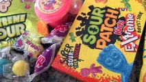 SOUR CANDY, Warheads, Toxic Waste Challenge with Sour Patch KIDS Extreme // TUYC