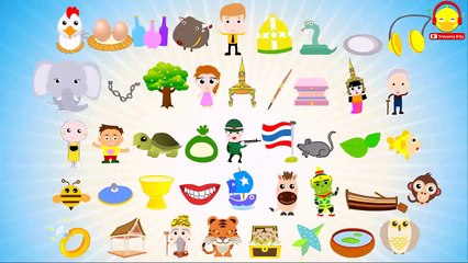 เพลงเด็ก ก เอ๋ย กอ ไก่ คาราโอเกะ แบบเรียน ก-ฮ สำหรับเด็กอนุบาล Thai Alphabet Song | Indysong Kids