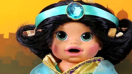 Baby Alive Jasmine Cereal Challenge. DisneyToysFan.