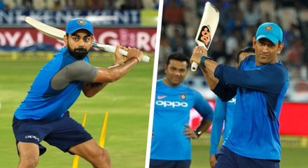 வித்தியாசமான விருந்து வைத்த தல தோனி-வீடியோ