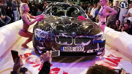 Sexy Bikini girl Car Wash#1345w_tunning day