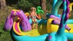 Щенячий патруль Щенки в и динозавры играют в бассейне Игры для детей Видео для малышей