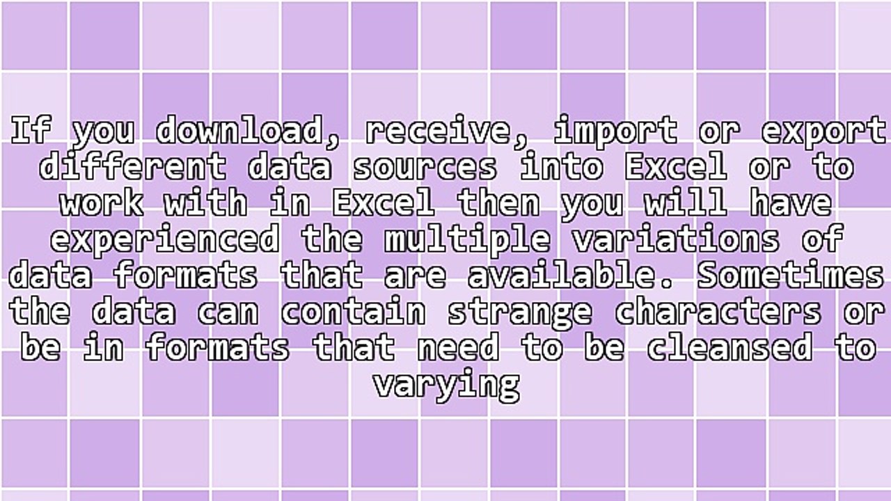 Excel Tip - Convert A Vertical Data Range Into A Table Using The Indirect Function