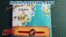 DIY Greeting Card for Raksha Bandan | How to make | JK Arts 309