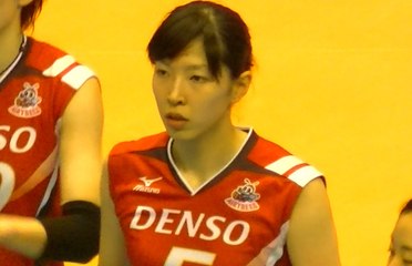 石井里沙選手(Risa Ishii)デンソーエアリービーズその②【Vﾌﾟﾚﾐｱﾘｰｸﾞ開幕戦】2015.10.17東京体育館
