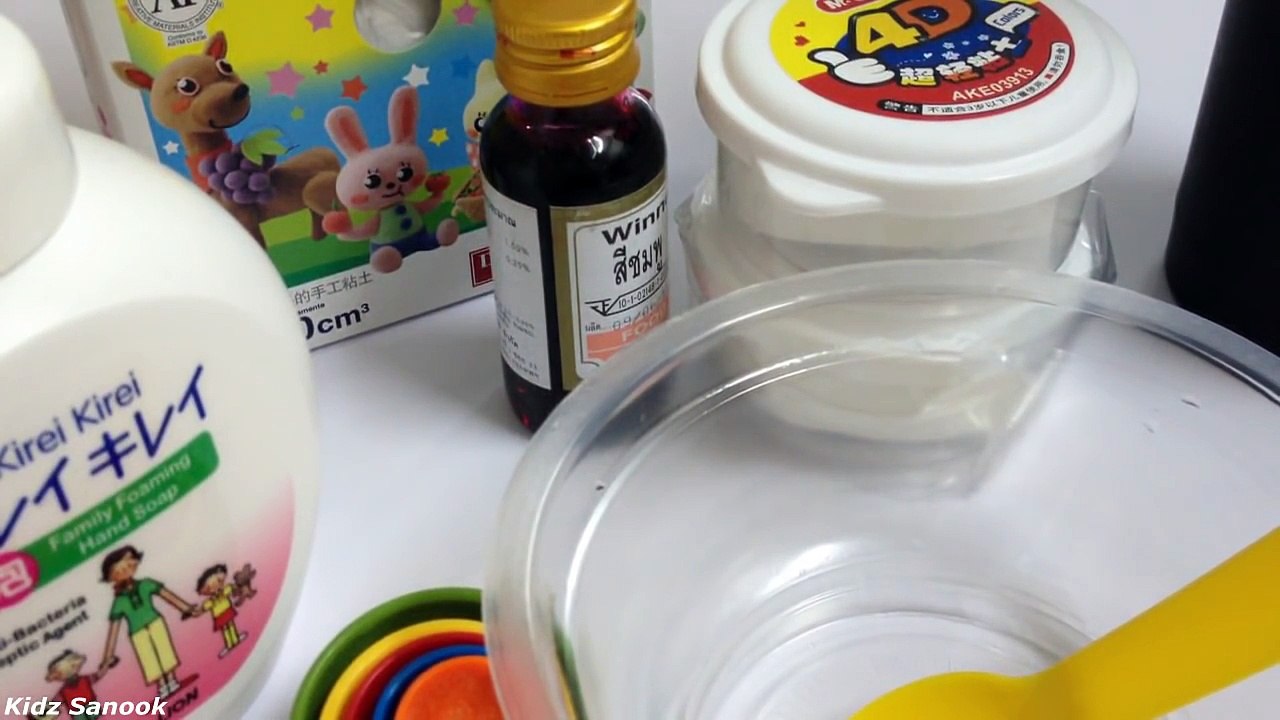 สอนทำสไลม์ไม่ใช้กาว ไม่ใช้บอแร็กซ์ ไม่มีสารอันตราย ปลอดภัย100% | How to make Slime without Glue