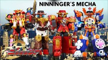 Shuriken Sentai Ninninger - All Rangers and Mecha ( new - 2016 )
