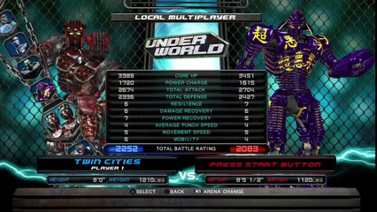 Real Steel-Red Noisy Boy vs Black Metro//NEW COOL COSTUMES(ЖИВАЯ СТАЛЬ)XBOX/PS3