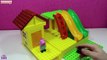 Peppa Pig Swimming Pool With Two Slides And Small House ◕ ‿ ◕ Toys Videos For Kids