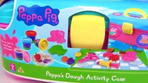 Nick Jr. PEPPA PIG Picnic Dough Set, George Friends, Play-doh Carry Case Toys Learn Colors / TUYC