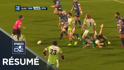 PRO D2 - Résumé Vannes-Montauban: 12-19 - J8 - Saison 2017/2018