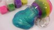 DIY How To Make Glitter Rainbow Slime Crystal Cup Recipe 크리스탈 반짝이 무지개 액체괴물 만들기!! 액괴 점토 슬라임