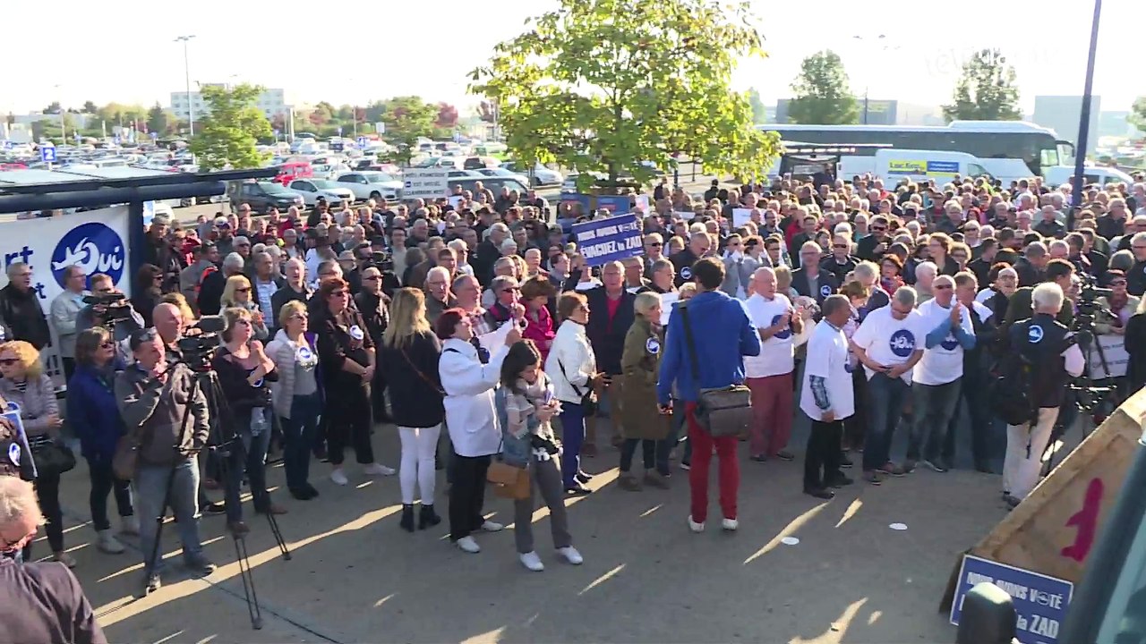 Manif pro-NDDL : les riverains réclament le "déménagement" de l'aéroport Nantes Atlantique
