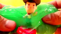 Clay Slime Surprise Toys, Toy Story, Thomas Train, Clay Slime Con Juguetes Sorpresas Para Niños