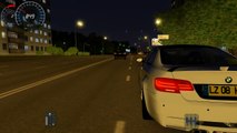 City Car Driving BMW M3 GT Drive on Night 50% Traffic HD