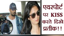 Prateik Babbar SPOTTED KISSING a Mystery Girl at Airport; Watch | FilmiBeat