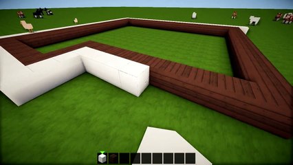 Minecraft Tutorial: Casa Moderna Pt.1 - Piscina